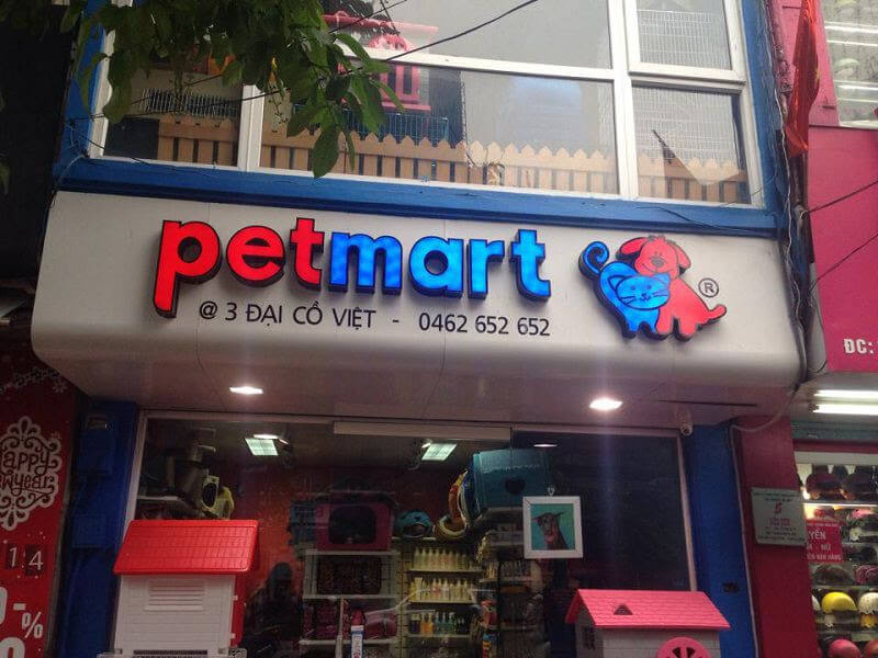 Cửa hàng thú cưng tại Hà Nội 