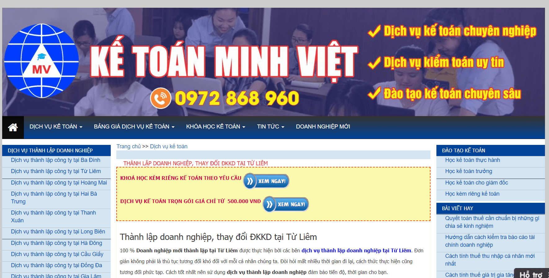 Kế Toán Minh Việt Hà Nội