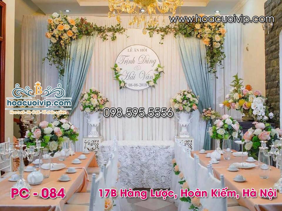 dịch vụ trang trí tiệc cưới Hà Nội