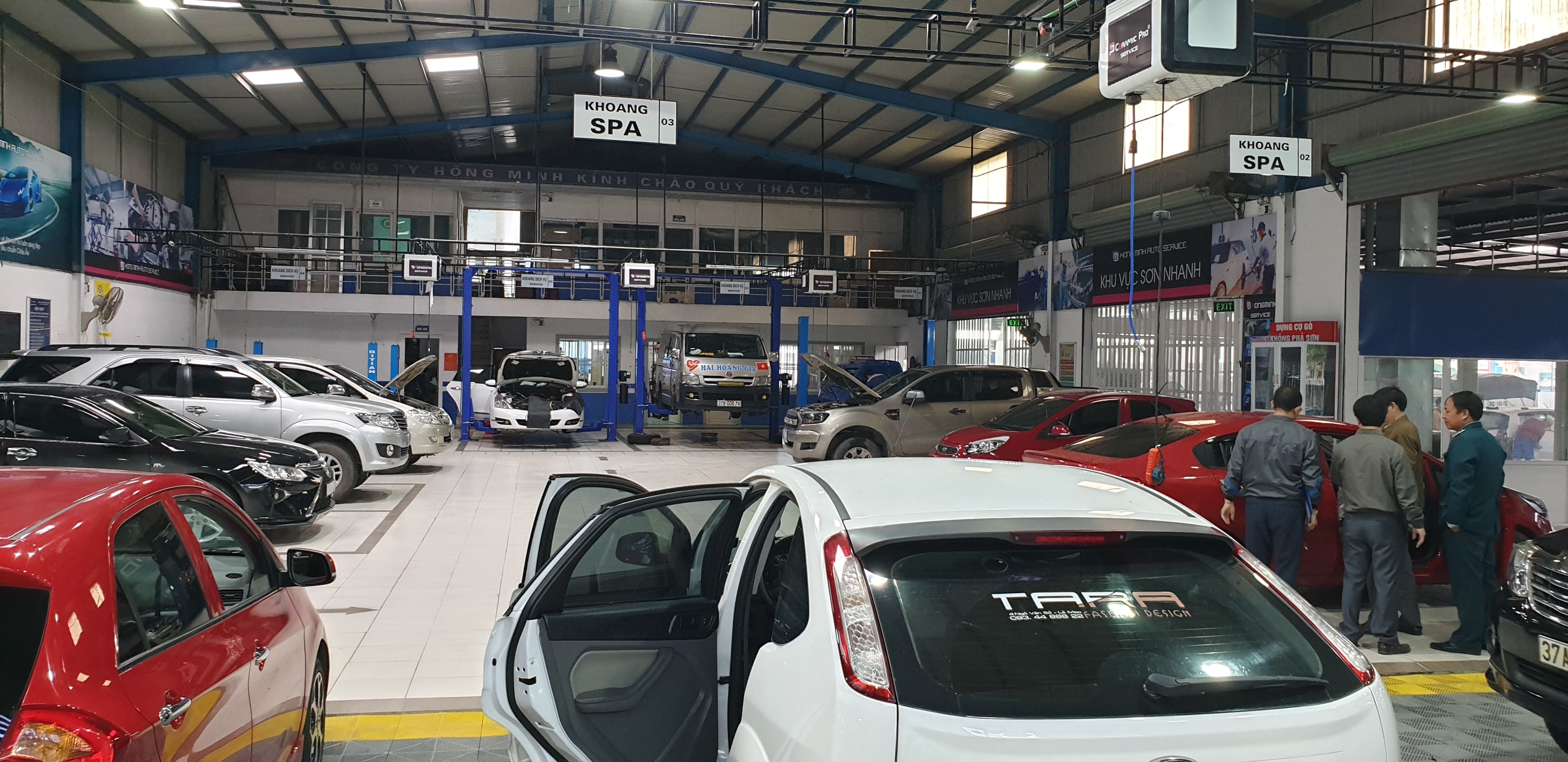 Garage sửa chữa ô tô Hà Nội