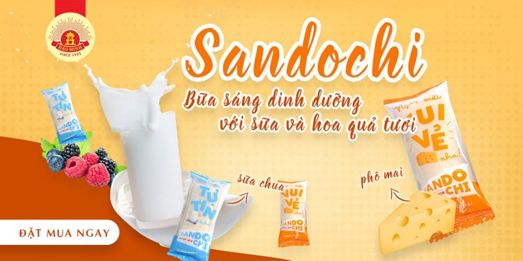 bánh mịn Sandochi