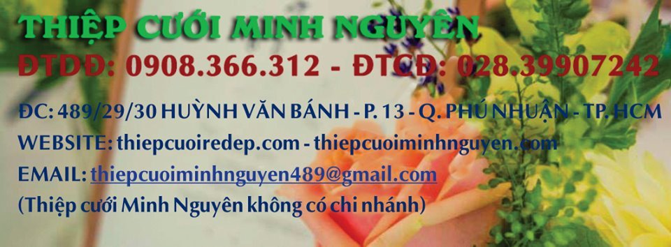 in thiệp cưới quận Phú Nhuận Sài Gòn