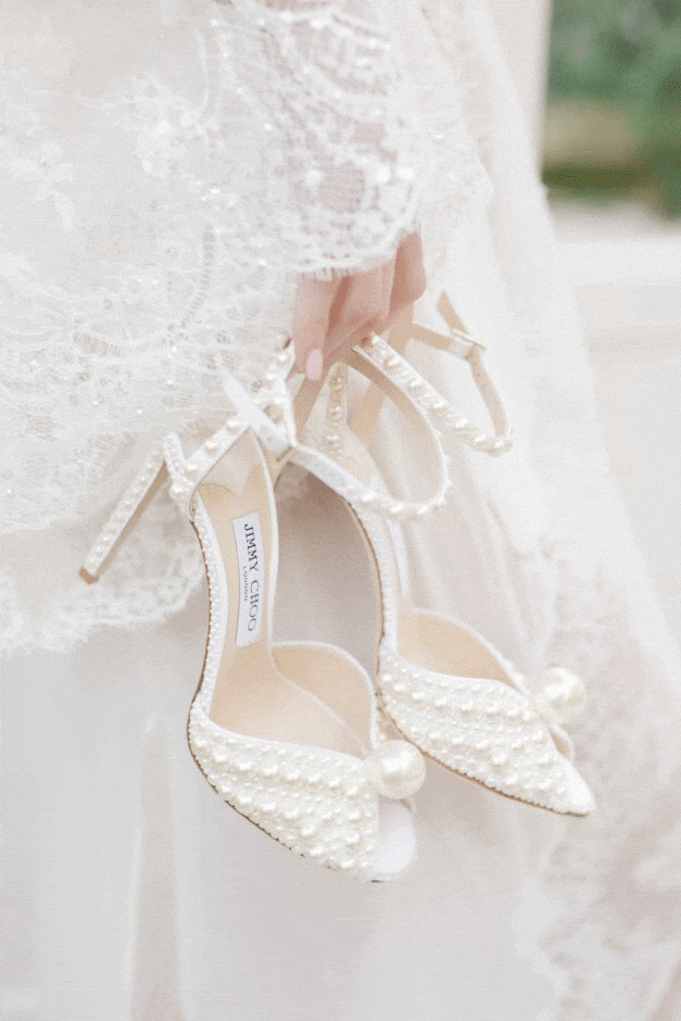 giày cưới cô dâu phong cách