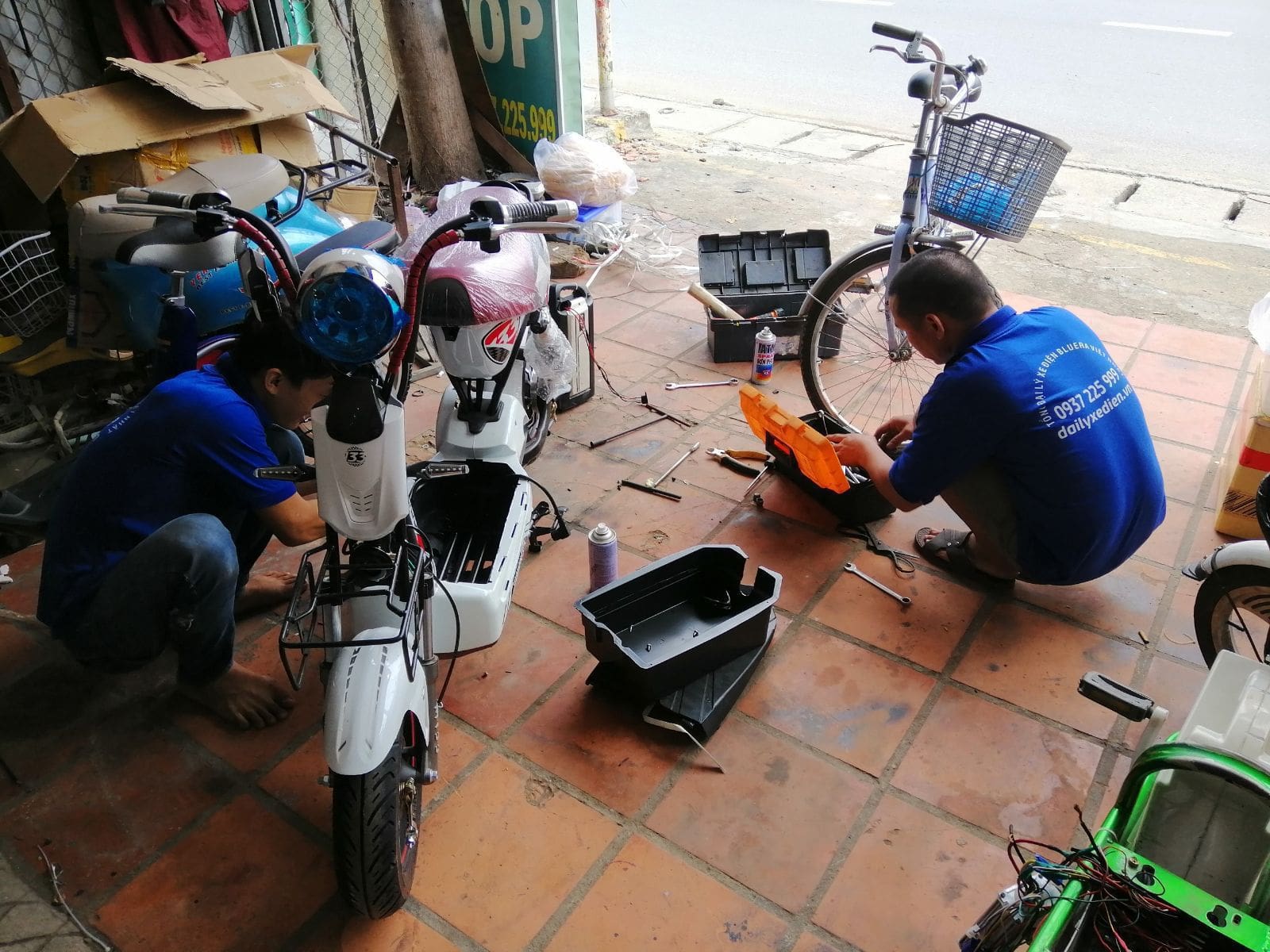Dịch vụ sửa xe đạp điện tại nhà