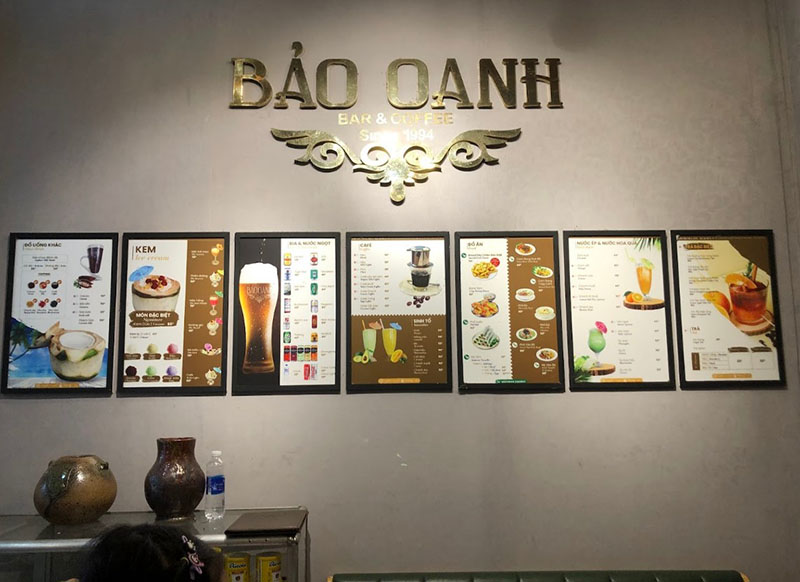 quán kem dừa ngon Hà Nội Không gian quán rất hiện đại, nhiều chỗ checkin