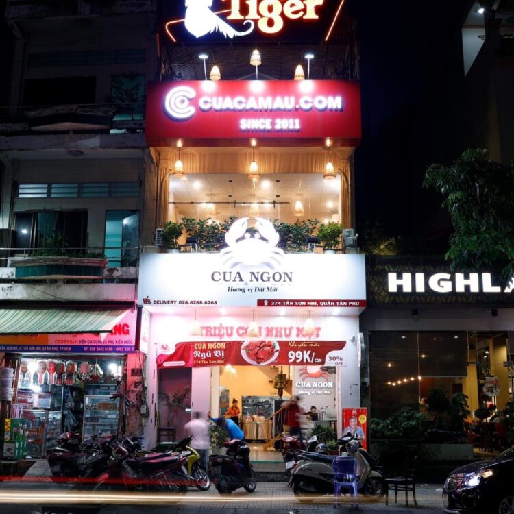 nhà hàng cua ở Sài Gòn - Cua Ngon