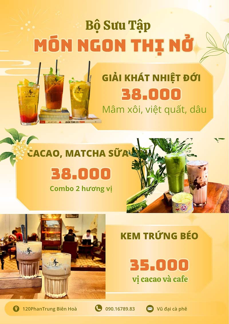 quán cafe acoustic ở Đồng Nai Bộ sưu tập món ngon Thị Nở tại Làng Vũ Đại