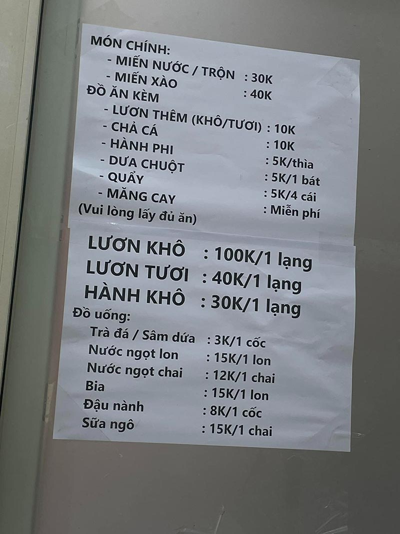quán miến ngon Hà Nội quán miến ngon Hà Nội