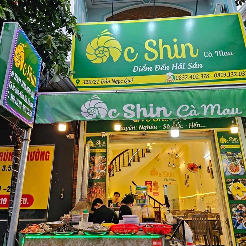 quán ốc Cần Thơ Ốc Shin Cà Mau