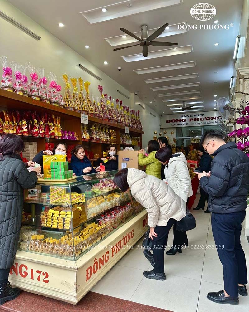 bánh kẹo đặc sản Hải Phòng Hiệu Bánh Đông Phương Cầu Đất