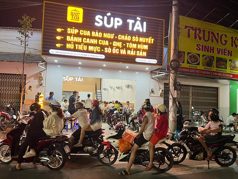 món ăn vặt ngon ở Cần Thơ Súp Tài Cần Thơ
