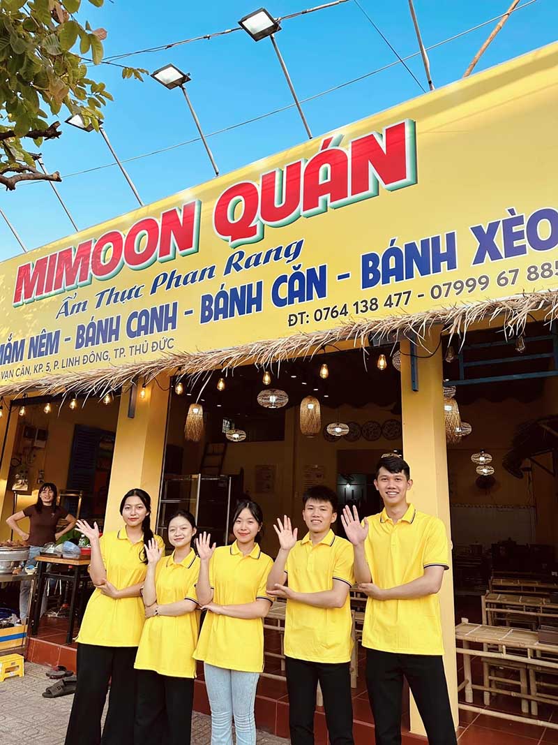 Nhân viên Mimoon Quán rất thân thiện 