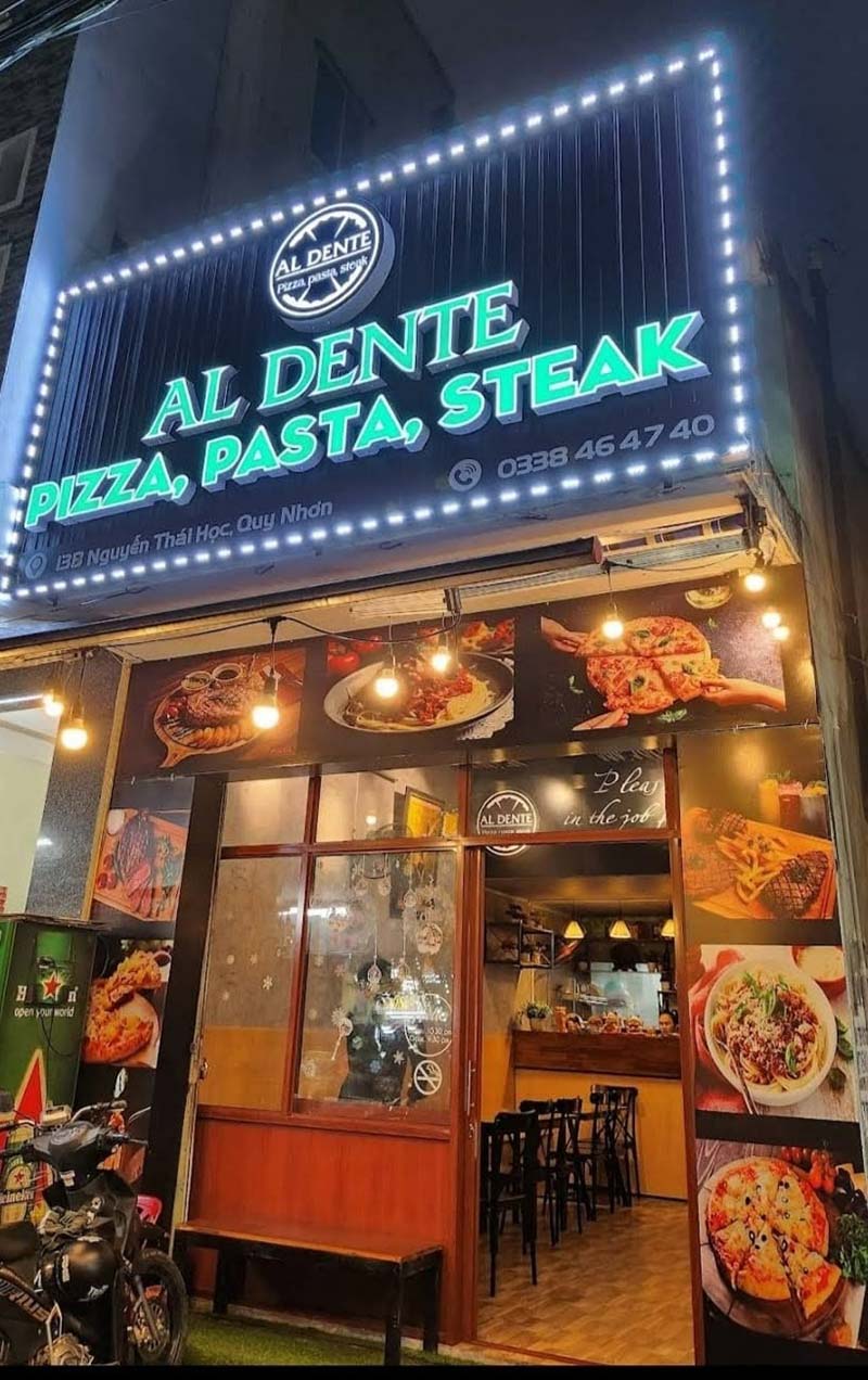 quán pizza ngon ở Quy Nhơn Quán sở hữu không gian mang đậm phong cách vintage