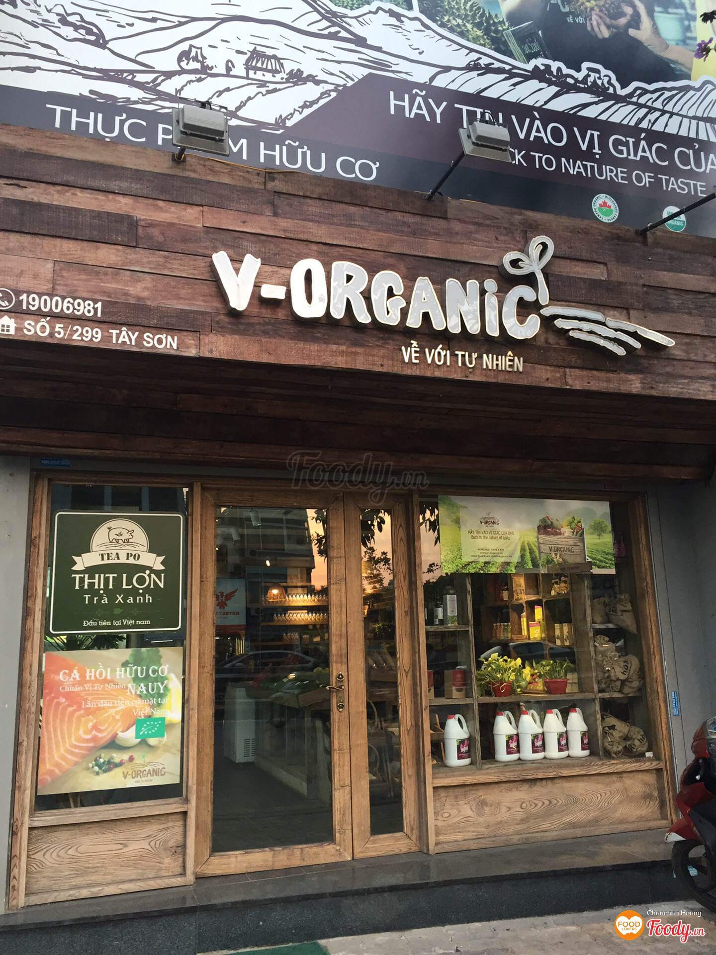 cửa hàng rau hữu cơ ở Hà Nội