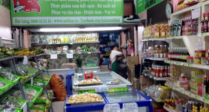 cửa hàng thực phẩm sạch Hà Nội
