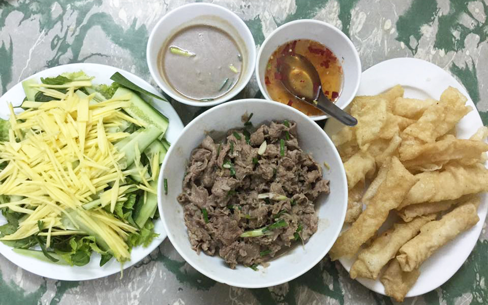 nem nướng Quy Nhơn