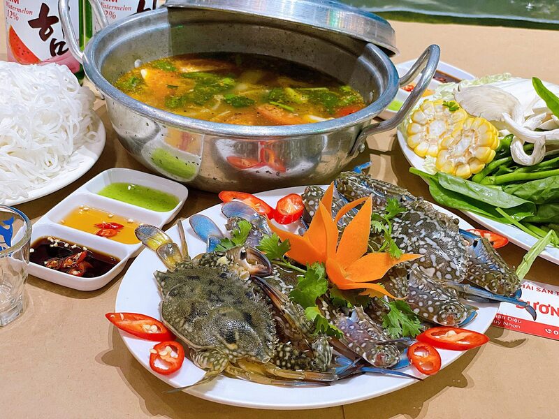 quán lẩu ngon ở Quy Nhơn Hải Sản Dương Râu
