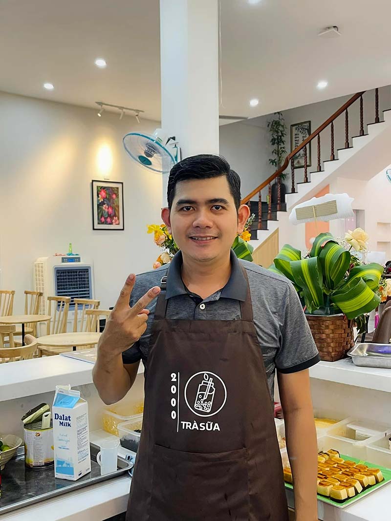 quán trà sữa tại Quy Nhơn Trà Sữa 2000