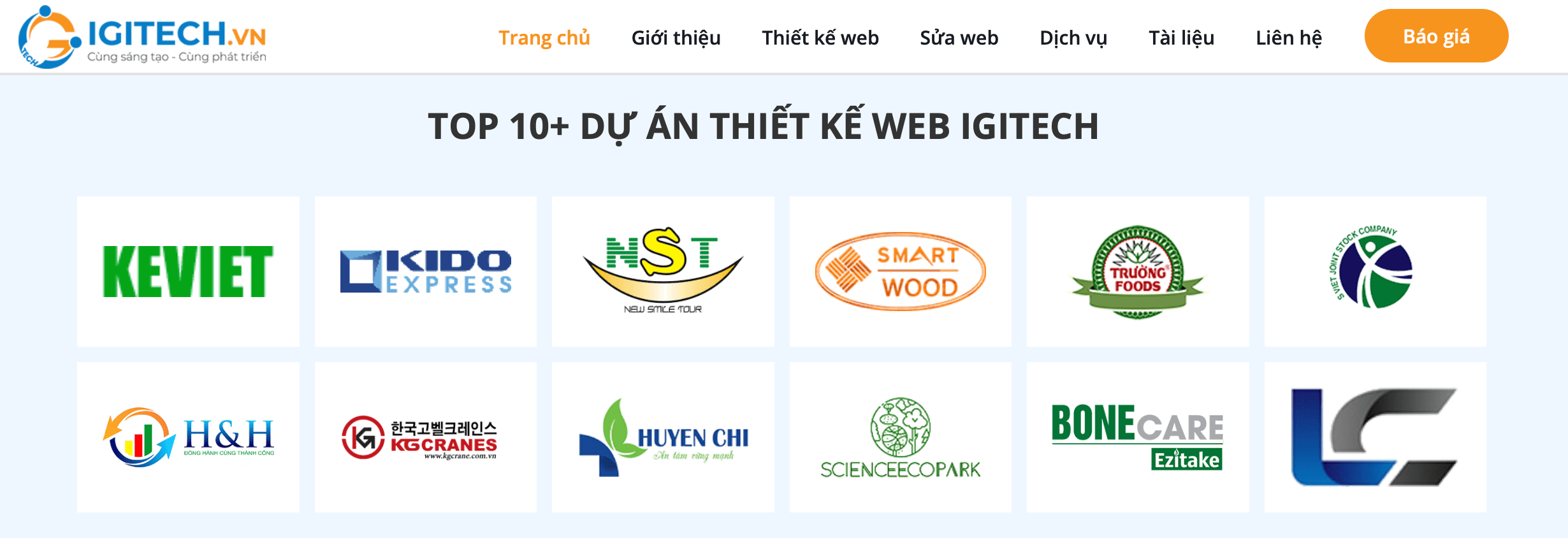 thiết kế web uy tín tại Hà Nội