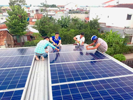 lắp đặt điện mặt trời tại Hà Nội