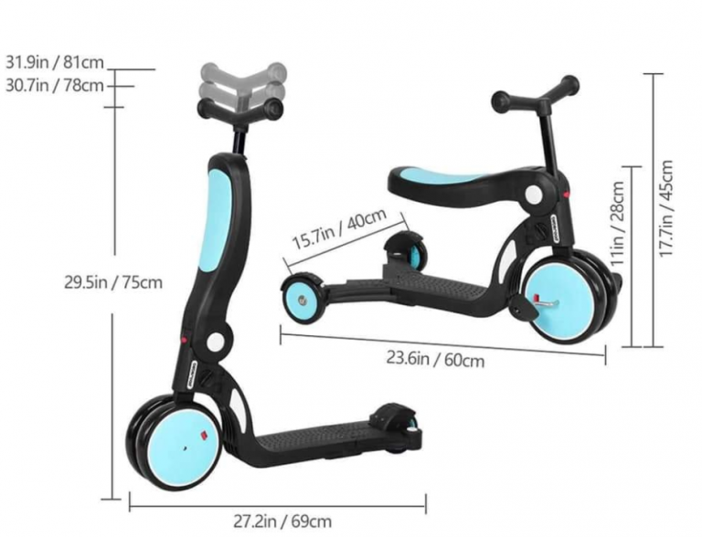 Xe scooter đa năng đồ chơi vận động