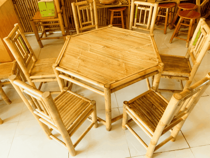 bàn ghế tre Đà Nẵng