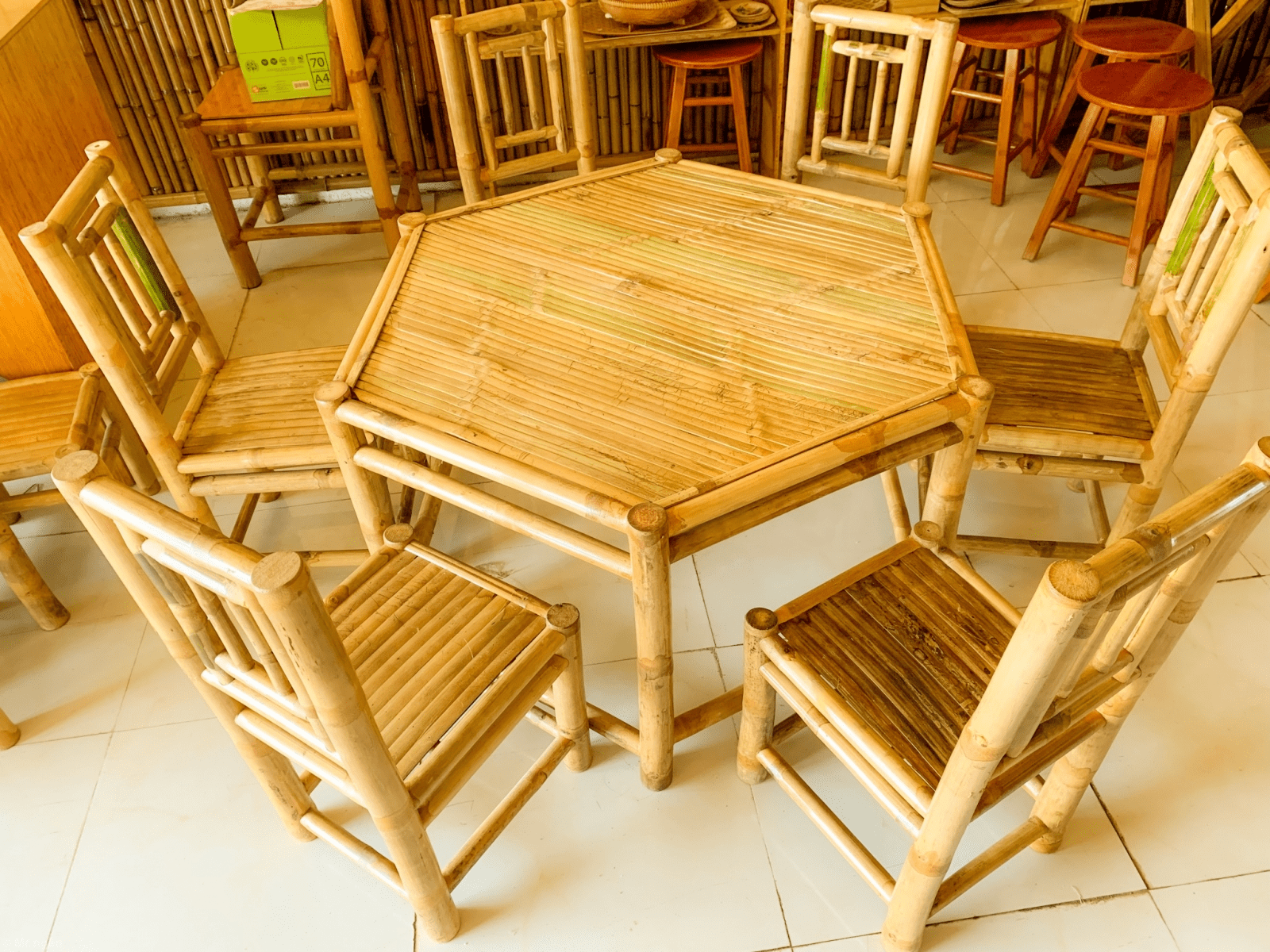 Bàn ghế tre Đà Nẵng