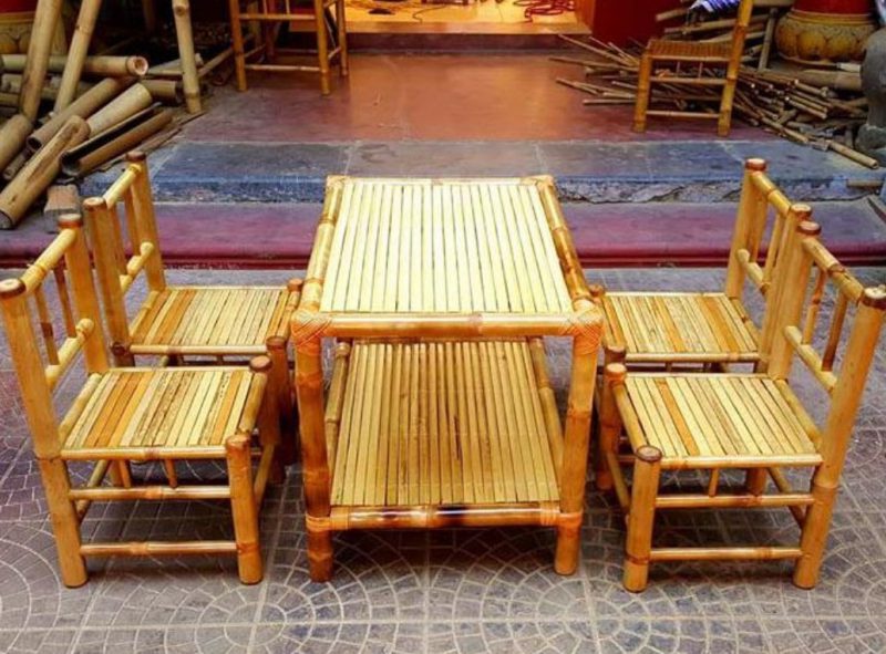 bàn ghế tre Đà Nẵng