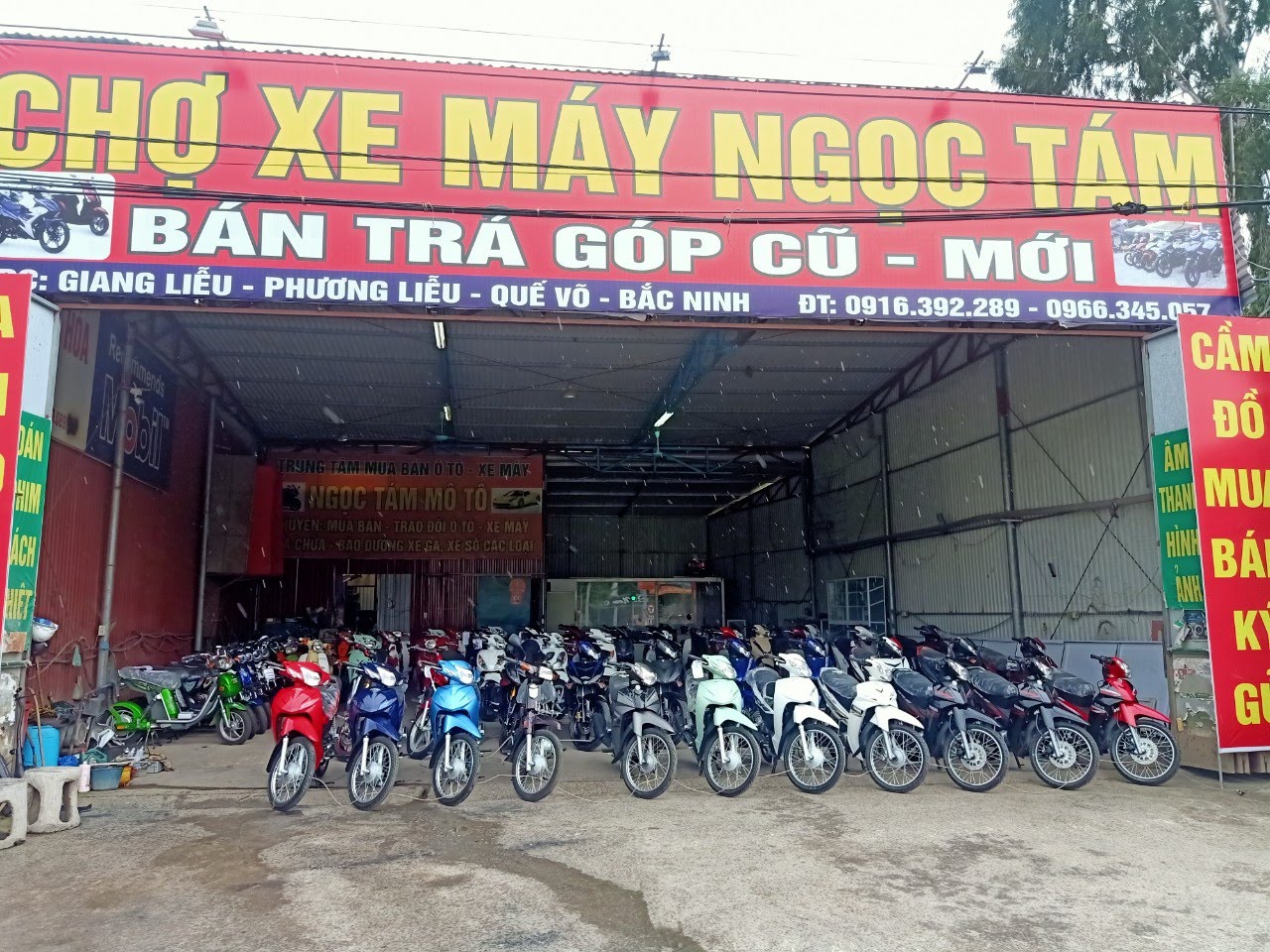 Mua bán xe máy cũ tại Bắc Ninh đảm bảo giá
