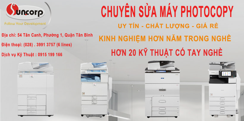 Địa chỉ bán máy photocopy TPHCM - SUNCORP 