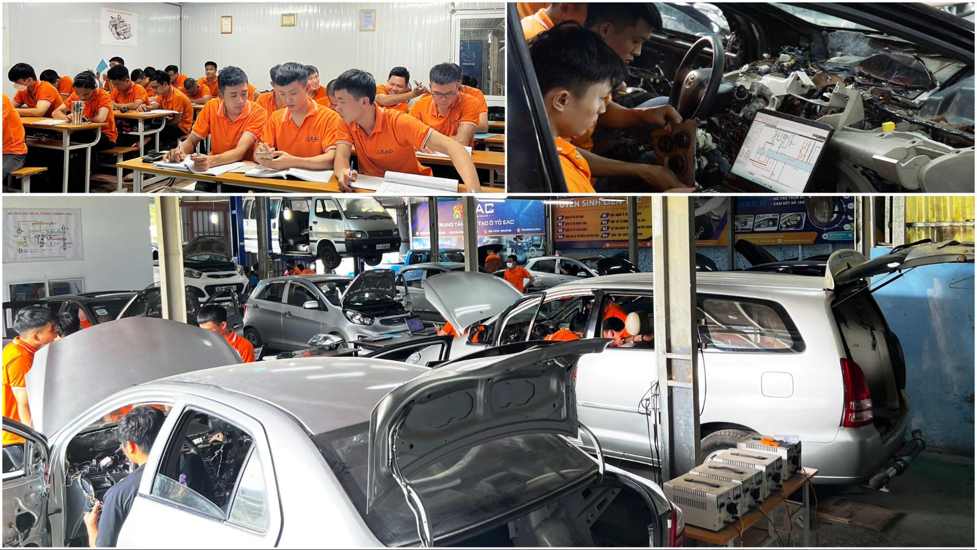 học nghề sửa chữa ô tô ở Hà Nội