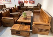bàn ghế gỗ giá rẻ tại hải dương