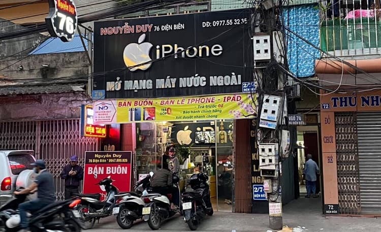 cửa hàng điện thoại Nam Định