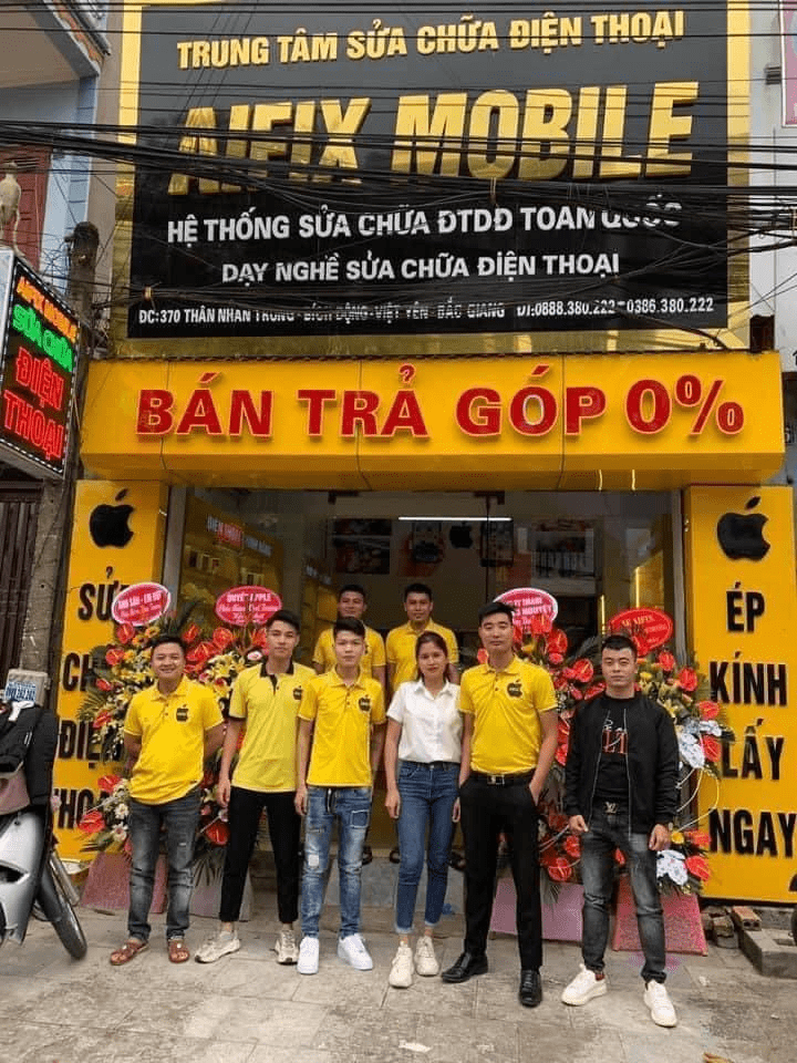 Cửa hàng điện thoại Bắc Giang uy tín