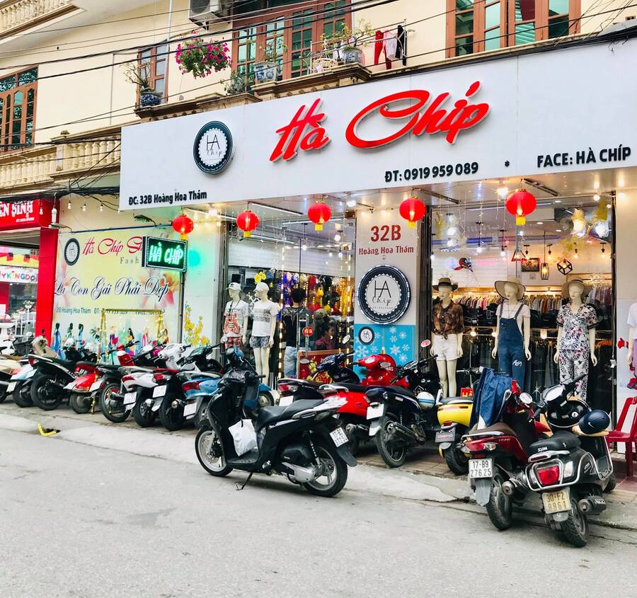 shop quần áo Thái Bình Shop Hà Chip