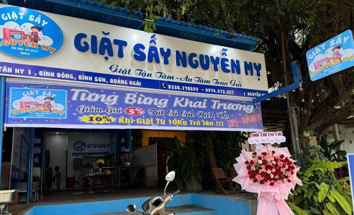 giặt ủi Quảng Ngãi Giặt sấy Nguyễn Mỵ