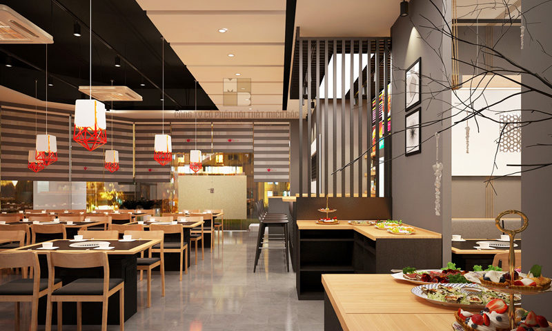 thiết kế nhà hàng Quảng Ngãi