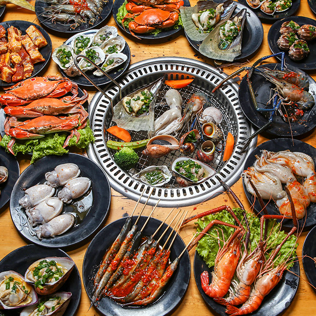 Nhà hàng nào ở Bắc Ninh có dịch vụ buffet hải sản?
