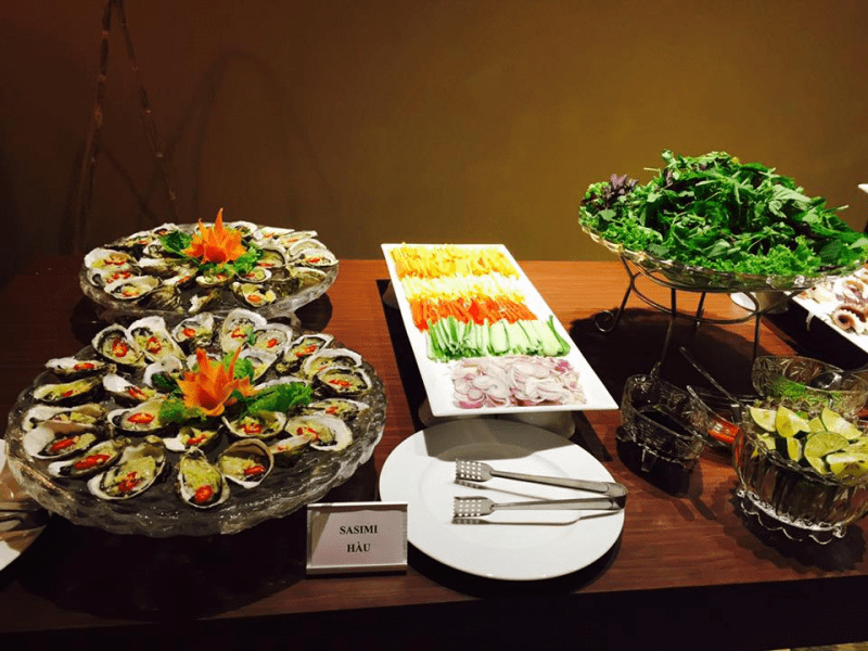 buffet hải sản Hạ Long
