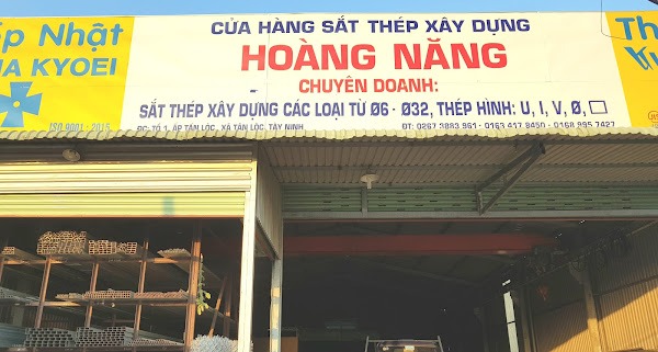 cửa hàng sắt thép tại Tây Ninh Cửa Hàng Sắt Thép Xây Dựng Hoàng Năng
