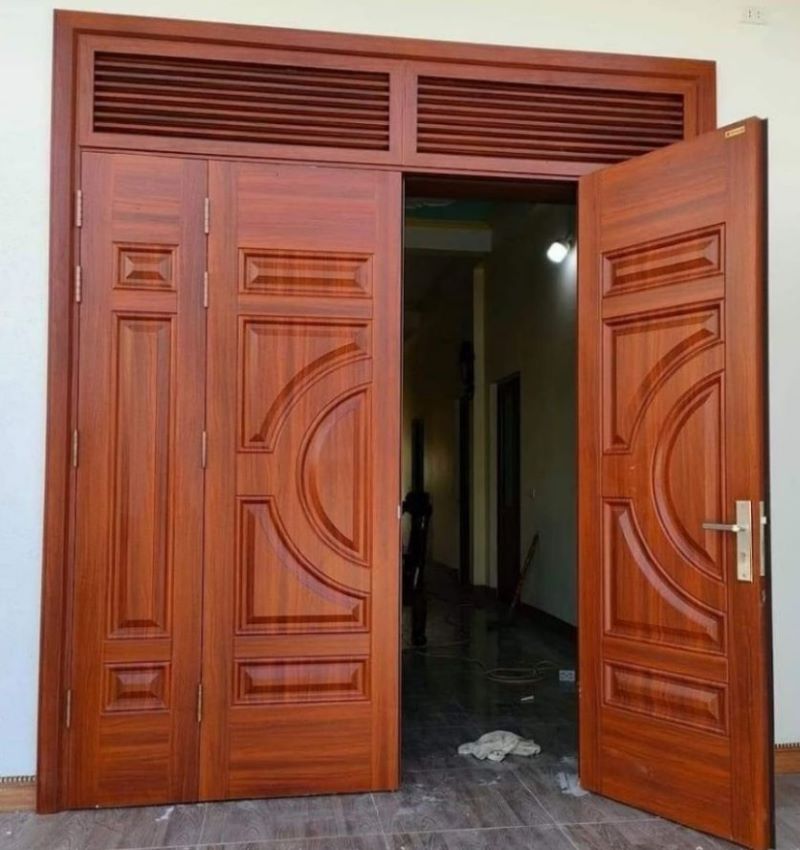 cửa thép vân gỗ tại Thái Bình