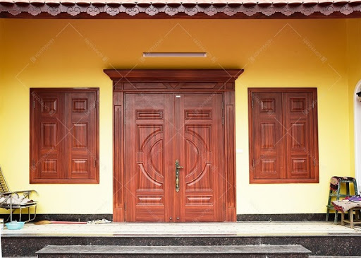 cửa thép vân gỗ tại Vĩnh Phúc