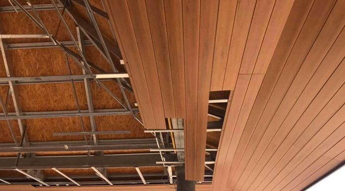 trần nhà giả gỗ
