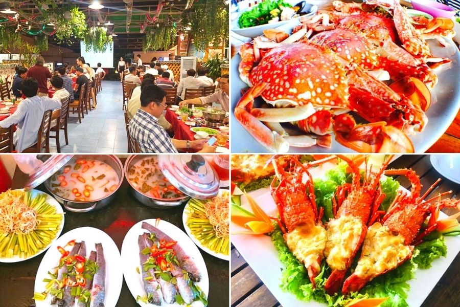 nhà hàng hải sản Quảng Ngãi