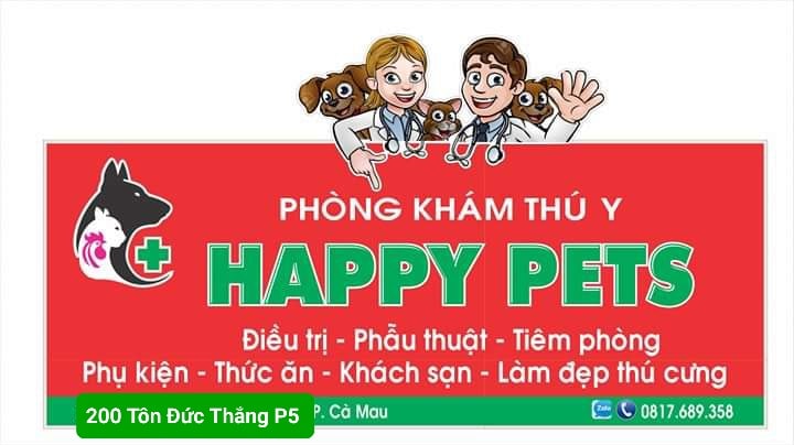 phòng khám thú y cà mau happy pets