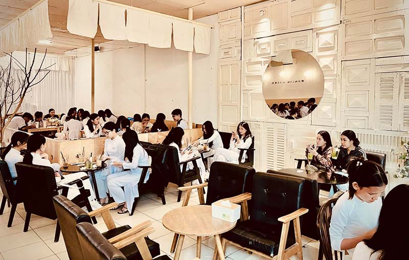 ăn vặt Sóc Trăng Trà Sữa Cham Ocha được nhiều bạn trẻ ủng hộ