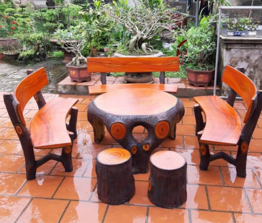 bàn ghế đá Thái Nguyên