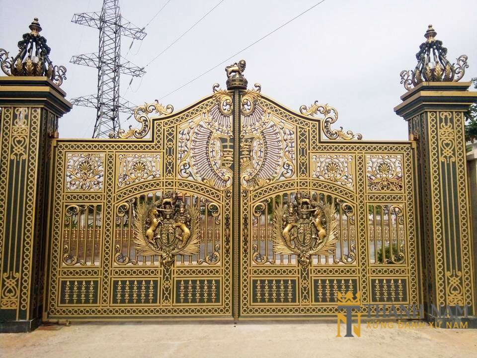 cổng nhôm đúc Hưng Yên