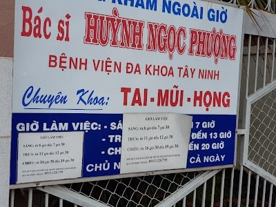 Phòng Khám Tai Mũi Họng Tây Ninh