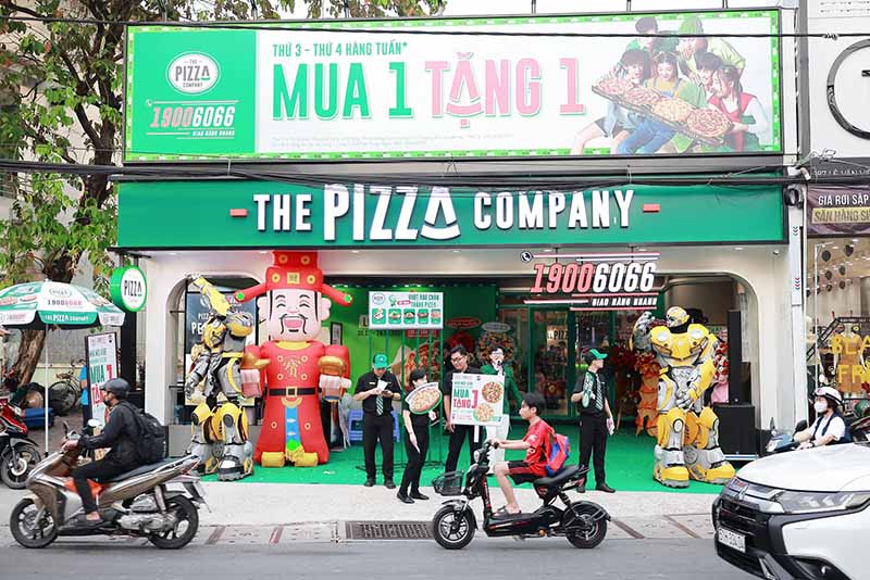 pizza mỹ tho The Pizza Company thường xuyên tổ chức các chương trình khuyến mãi cực hot